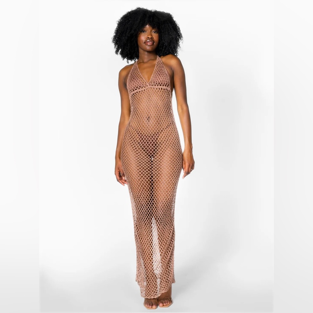 NEW FOUR THREE SEVEN THE GISELLE DRESS IN BRONZO